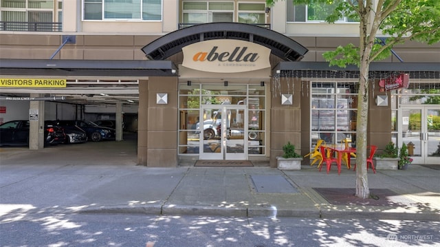 300 110th Ave NE Unit 605, Bellevue, WA 98004 - entrance to property with french doors