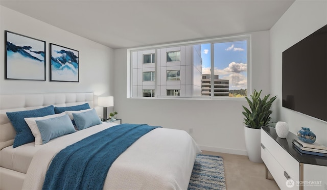 300 110th Ave NE Unit 605, Bellevue, WA 98004 - bedroom with light carpet and baseboards