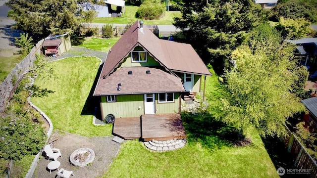 845 Schmid Rd, Grayland, WA 98547 - aerial view of property and surrounding area