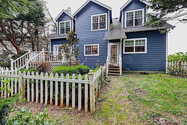 34800 J Pl, Ocean Park, WA 98640 - traditional home with fence private yard and roof with shingles