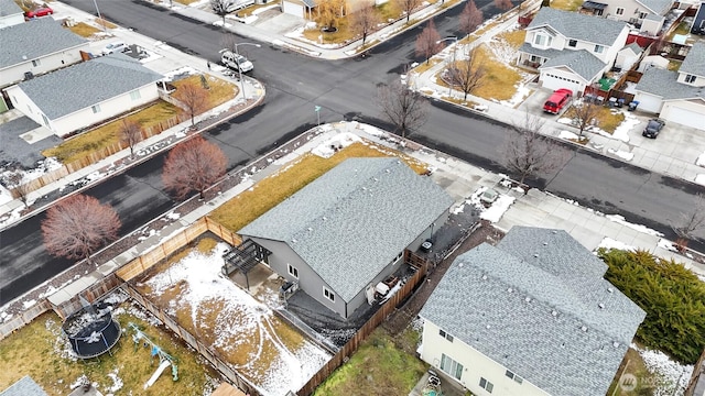 drone / aerial view featuring a residential view