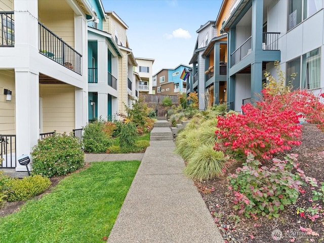 view of community with a residential view