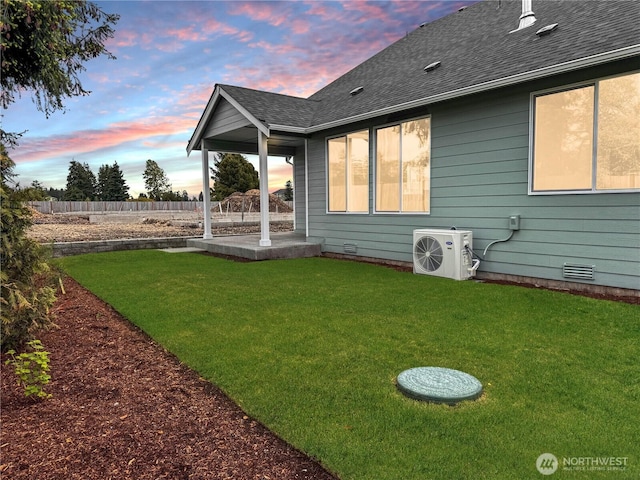 14732 88th Way SE Unit 6, Yelm, WA 98597 - rear view of property featuring a cooling unit and roof with shingles