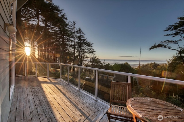 16 Koala Ln, Pacific Beach, WA 98571 - view of wooden terrace