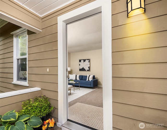 11752 35th Ave NE, Seattle, WA 98125 - doorway to property with an outdoor hangout area