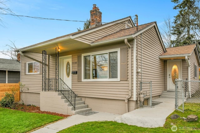 5122 S Brighton St, Seattle, WA 98118 - bungalow-style house with a chimney