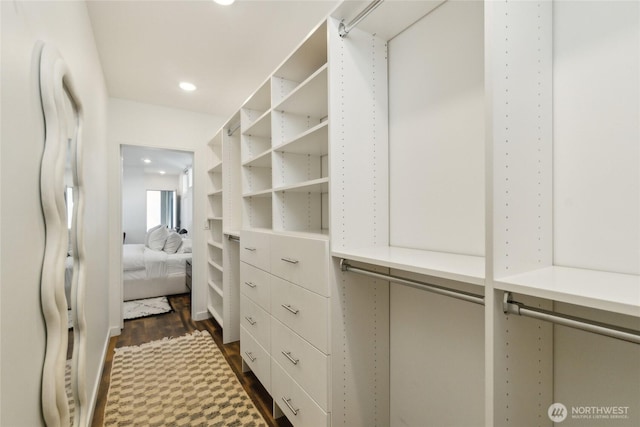 6610 Corson Ave S, Seattle, WA 98108 - spacious closet with dark wood-type flooring