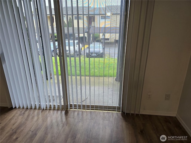 room details with wood finished floors