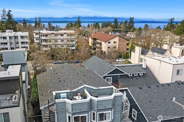 birds eye view of property featuring a residential view