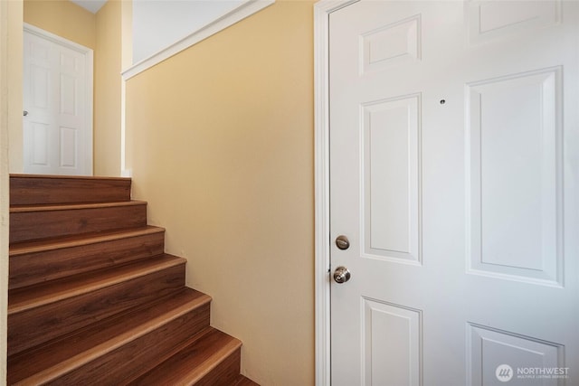 view of staircase