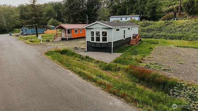 view of manufactured / mobile home