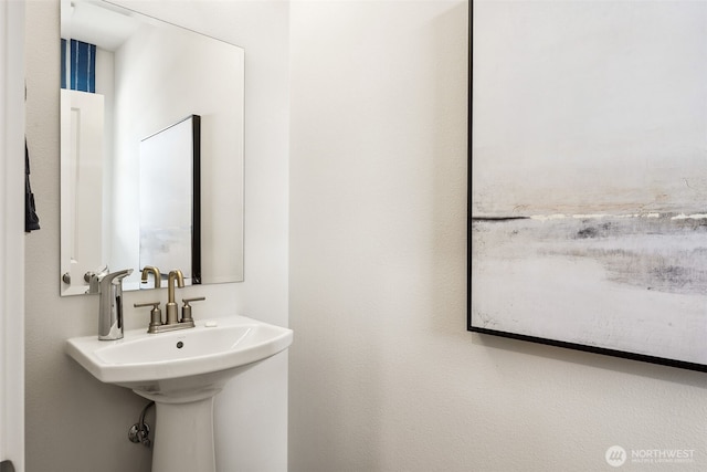 bathroom with a sink