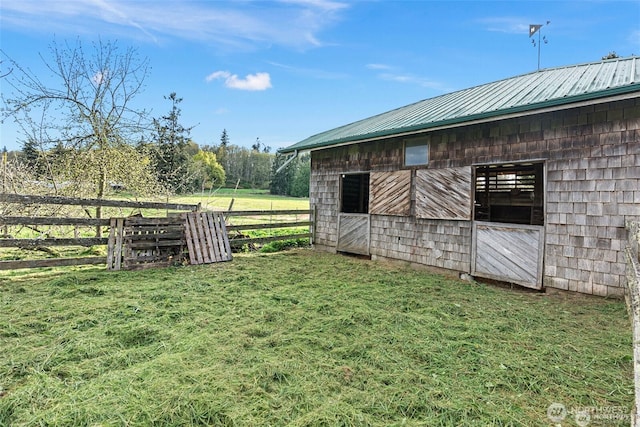 view of stable