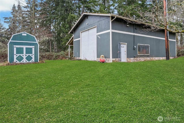 view of outbuilding featuring an outdoor structure