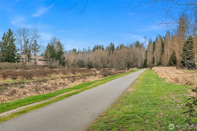 view of road