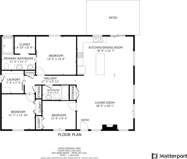 view of layout