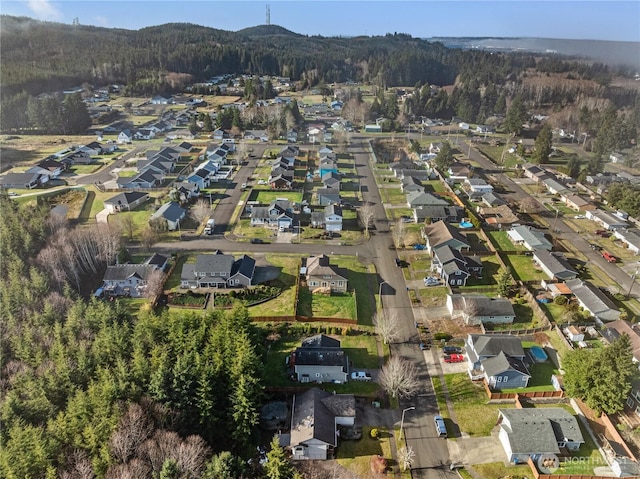 birds eye view of property featuring a residential view