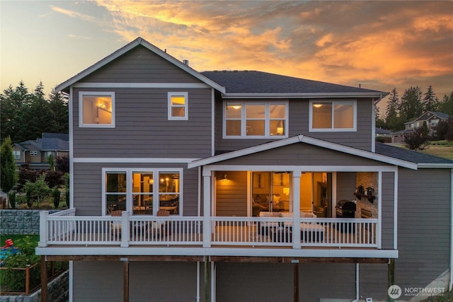 view of rear view of house