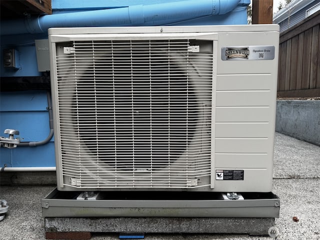 exterior details with ac unit