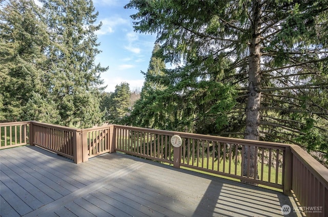 4329 Fairwood Blvd NE, Tacoma, WA 98422 - view of wooden deck