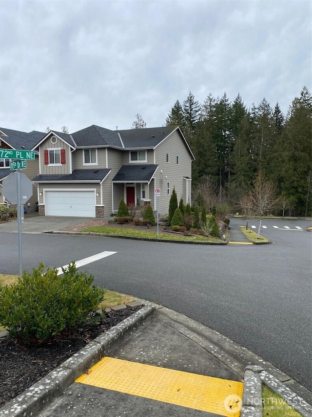 view of road with curbs