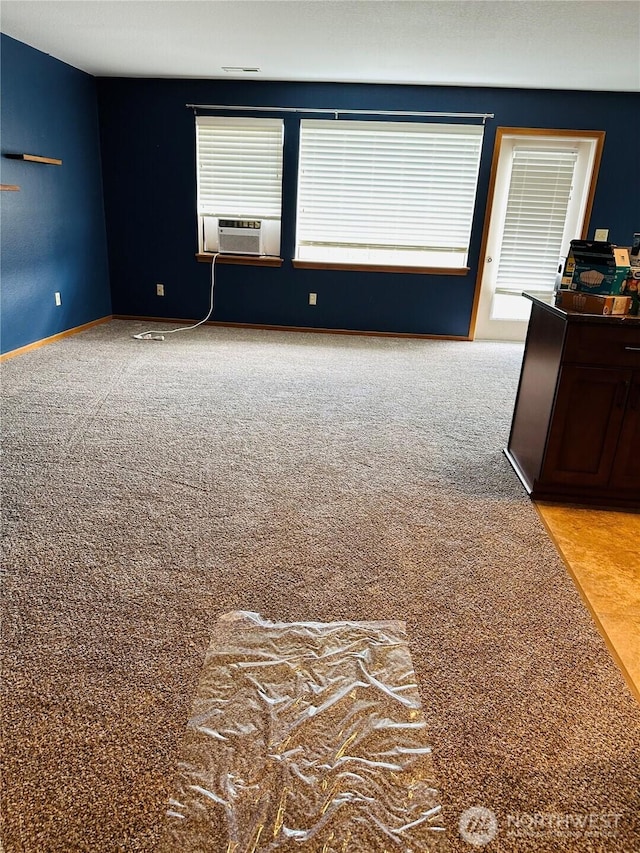 651 SE Bayshore Dr Unit B304, Oak Harbor, WA 98277 - empty room featuring carpet flooring and cooling unit