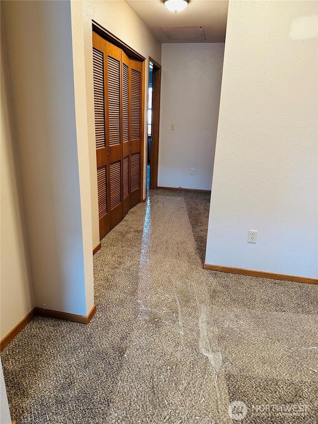 651 SE Bayshore Dr Unit B304, Oak Harbor, WA 98277 - corridor featuring baseboards and carpet