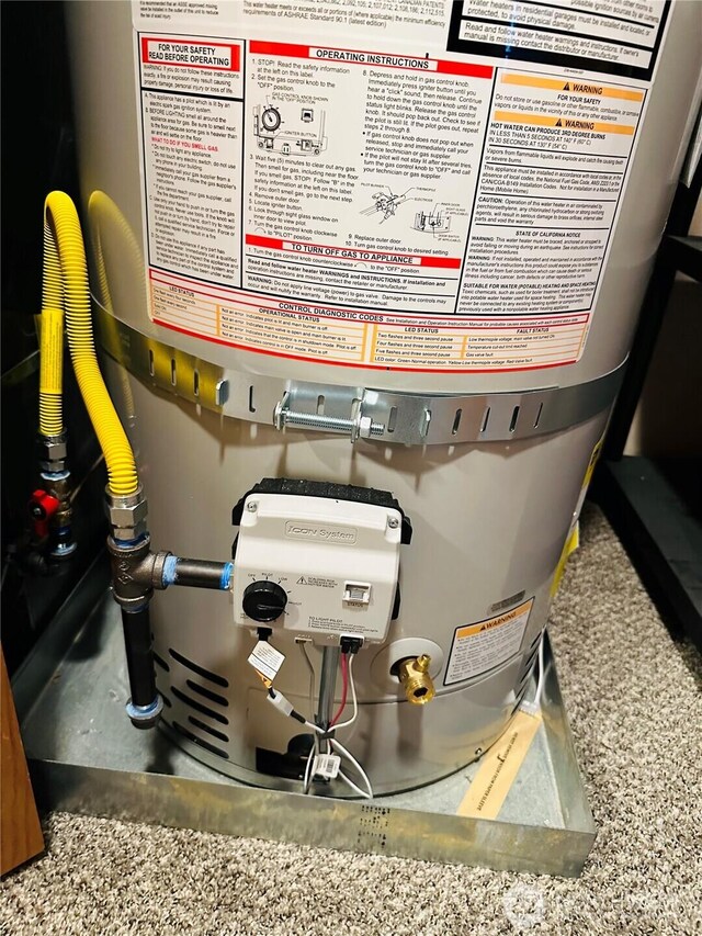 651 SE Bayshore Dr Unit B304, Oak Harbor, WA 98277 - detailed view of secured water heater