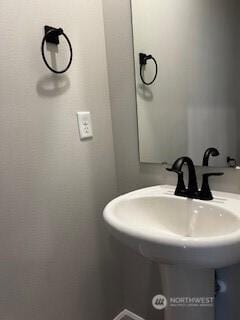 bathroom with a sink