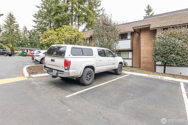 view of uncovered parking lot