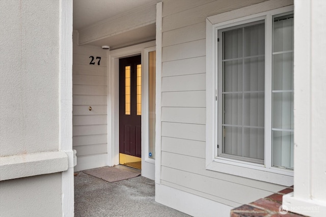 view of entrance to property