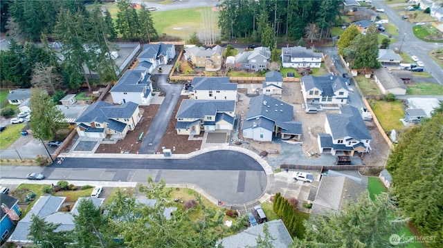 aerial view featuring a residential view