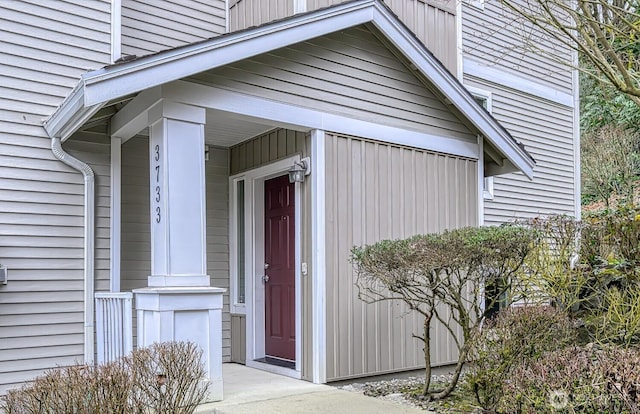 view of entrance to property