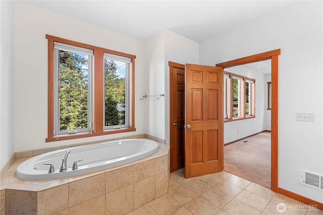 6760 Forest Ridge Dr, Wenatchee, WA 98801 - full bathroom with a bath and tile patterned flooring