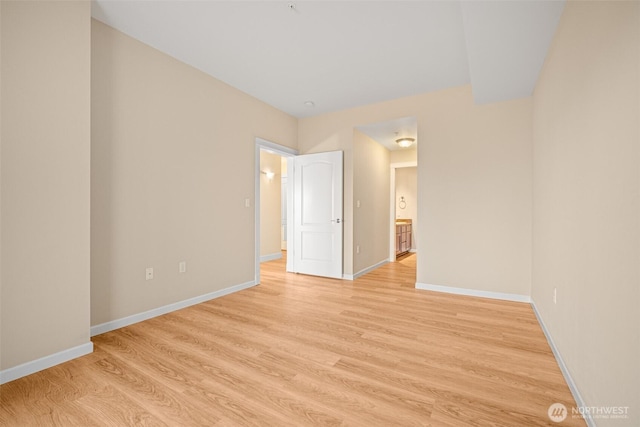 251 W Bakerview Rd Unit 306, Bellingham, WA 98226 - unfurnished room featuring light wood-type flooring and baseboards