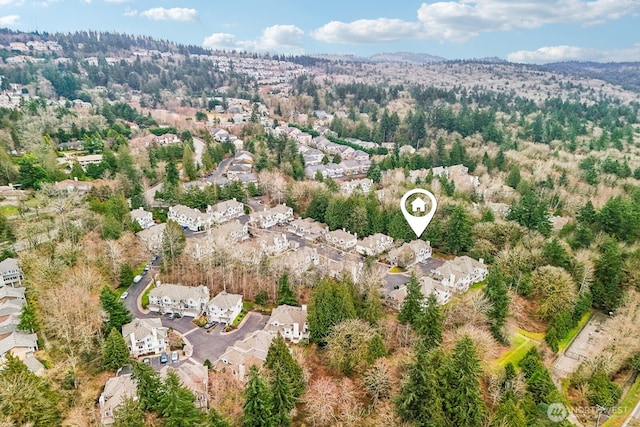 birds eye view of property featuring a residential view