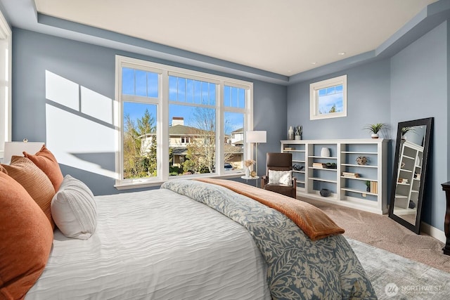 bedroom featuring carpet floors