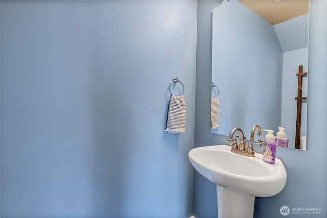 bathroom with a sink