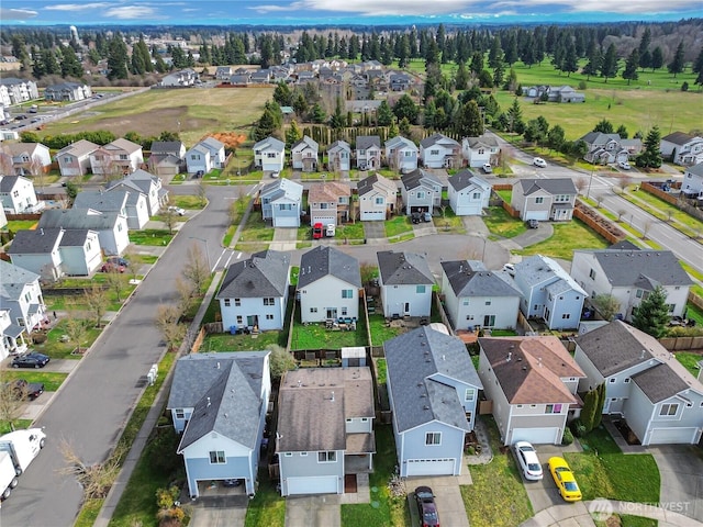 drone / aerial view featuring a residential view