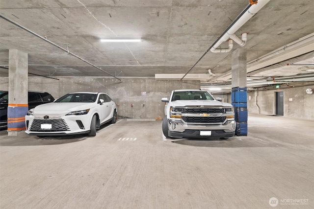 view of parking deck