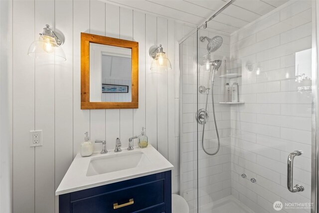1831 Miracle Mile Dr E, Port Orchard, WA 98366 - full bath with a stall shower and vanity