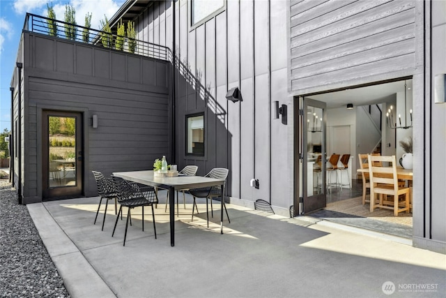 view of patio / terrace with outdoor dining space