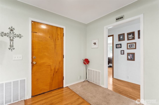 4421 89th Ave SE, Olympia, WA 98501 - entrance foyer with visible vents and wood finished floors