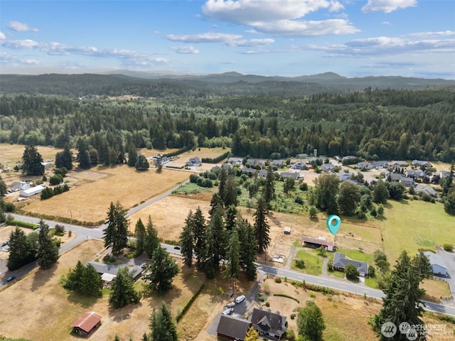 4421 89th Ave SE, Olympia, WA 98501 - aerial view with a mountain view and a view of trees