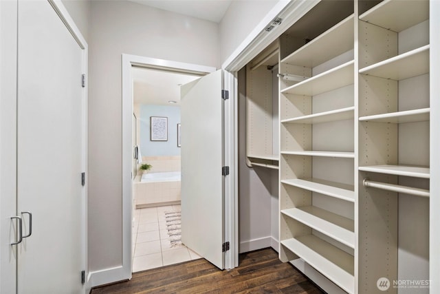 view of closet