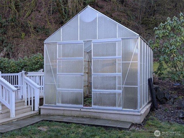 view of greenhouse