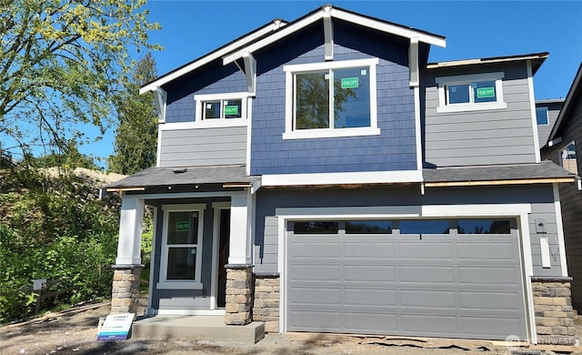 10912 43rd Ave SE, Everett, WA 98208 - craftsman-style house featuring stone siding and a garage