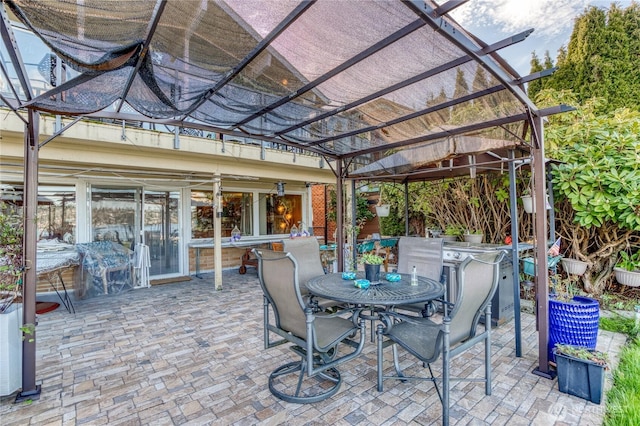 10008 Rainier Ave S, Seattle, WA 98178 - view of patio / terrace with a pergola and outdoor dining area