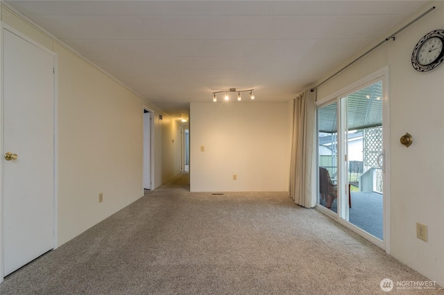 empty room with carpet floors