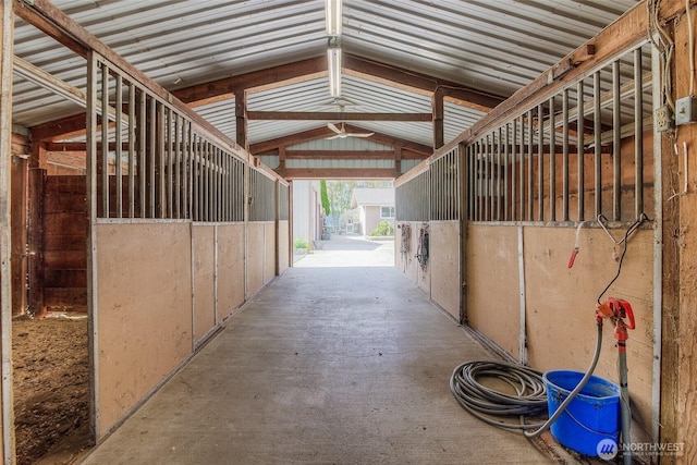 view of stable